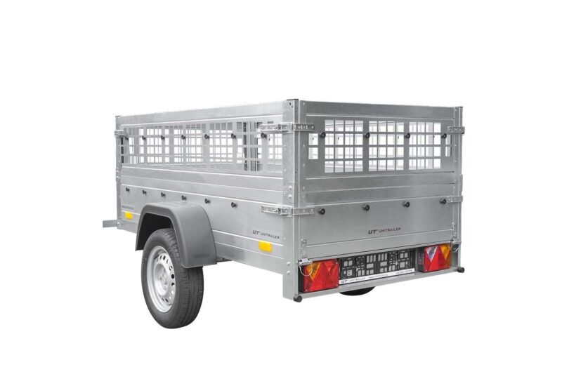 Top remorque garden trailer 200 kipp avec rehausses grillagées et roue jockey – Neuf – Prix Destockage – Image 9