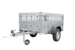 Top remorque garden trailer 200 kipp avec rehausses grillagées et roue jockey – Neuf – Prix Destockage