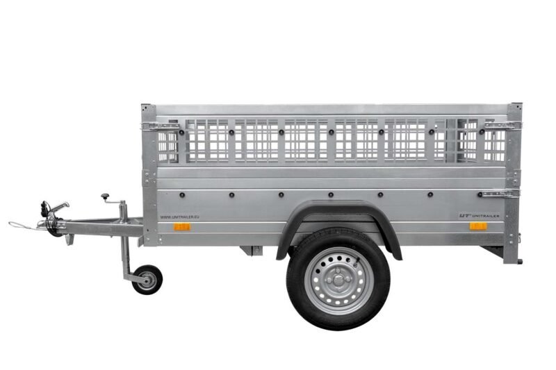 Top remorque garden trailer 200 kipp avec rehausses grillagées et roue jockey – Neuf – Prix Destockage – Image 11