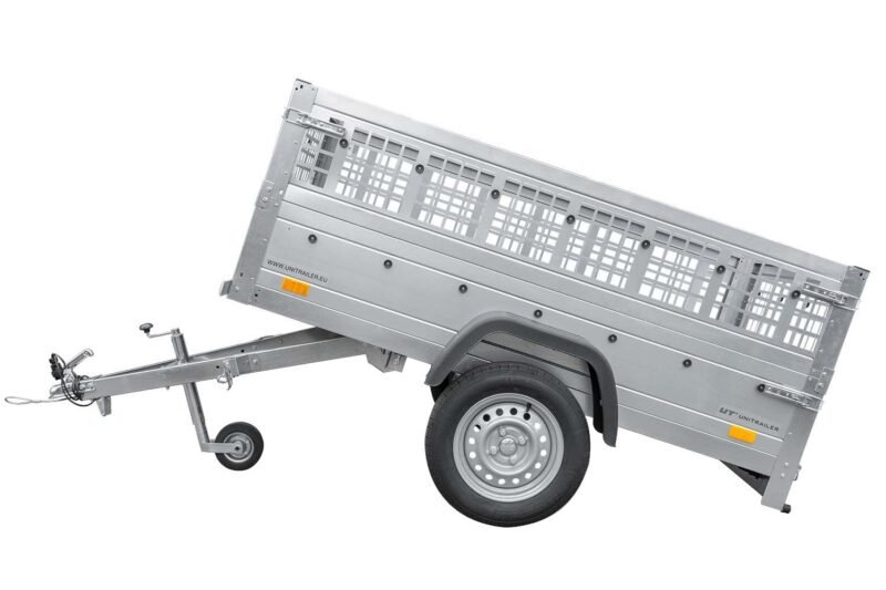 Top remorque garden trailer 200 kipp avec rehausses grillagées et roue jockey – Neuf – Prix Destockage – Image 10